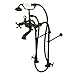 Kingston Brass CC57T455MX Vintage Clawfoot Tub Faucet Package, 7-Inch Center, Oil Rubbed Bronze