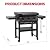 Feasto 28-Inch 3-Burner Propane Gas Griddle with Protective Hood & Side Burner, Outdoor Flat Top Grill with Foldable Side Table & Disposable Foil Liners for Patio Backyard BBQ Party