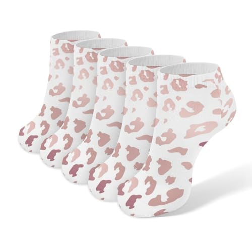 Women's 5 Pairs Ankle Socks, Soft Comfortable No Show Socks Casual Low Cut Socks Ideal for Activities and Daily Wear