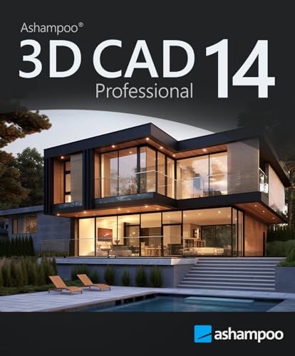 Ashampoo 3D CAD Professional 14 – Professionelle 2D/3D-CAD-Planung für Architektur, Konstruktion & Design mit realistischer Visualisierung | 1 Gerät | 1 Benutzer | PC Aktivierungscode per Product Key