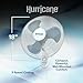 Hurricane Supreme Oscillating Wall Mount Fan w/ 3 Quite Speeds, White, 18