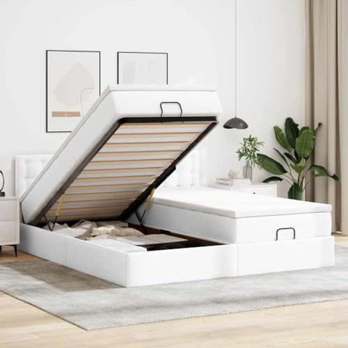 Vetnasa Estructura Cama otomana colchones Cuero sintético Mobiliario, Camas y Accesorios, Camas y somieres 112,66 KG
