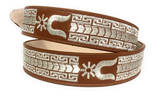 Men's Charro Embroidered Belt, Cinto Vaquero Bordado2