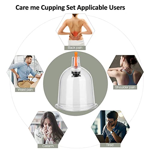 24 Cups Cupping Therapy Sets With Pump Vacuum, Professional Chinese Cupping Set For Body Massage, Muscle Joints Pain Relief, Physical Therapy #TOP4