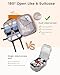 LOVEVOOK Travel Backpack for Women, 45L Expandable Large Carry On Backpack, Personal Item Travel Bag Flight Approved, Business Weekender Overnight Essentials Waterproof Back Pack, Fit 17 Inch Laptop