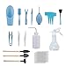 Produktbild HPiano Mini Gartengeräte Garten Werkzeug Set, 16 Stück Sukkulenten Werkzeuge Miniatur Gartenarbeit Werkzeug, Gartenwerkzeug Set 16 teiliges Gartengeräte Set Pflanzkelle Harke für Gartenpflege