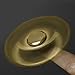 Spinners Chromed Finger Toy Stress Reducer Fidget Spinner, Gold
