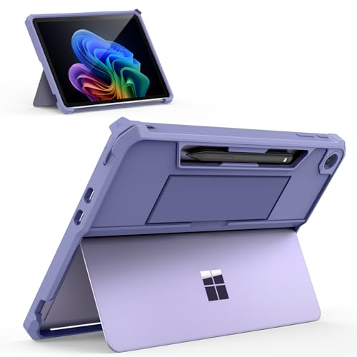 Coque Surface Pro 12'' MoKo Violette avec Porte-Stylo et Sangle