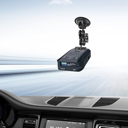xsaaczm Radar Mount, Car Radar Detector Suction Cup Mount, Windshield Radar Suction Cup Mounting Bracket (for Uniden DFR Series Detectors)