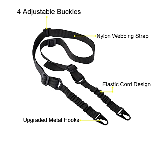 Wipboten 2 Point Sling Rifle Two Point Quick Adjust With Qd Swivels Mount Gun Sling Strap With Quick Release Sling Attachment #TOP4