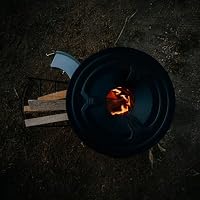 BBQ-Toro Raketenofen RAKETE #2, Grau | Rocket Stove für Dutch Oven, Grillpfannen und vieles mehr | Rocketstove mit Brennholzgestell und Zuluftöffnungen | Feuerstelle für Dutch Oven – Ansicht 3