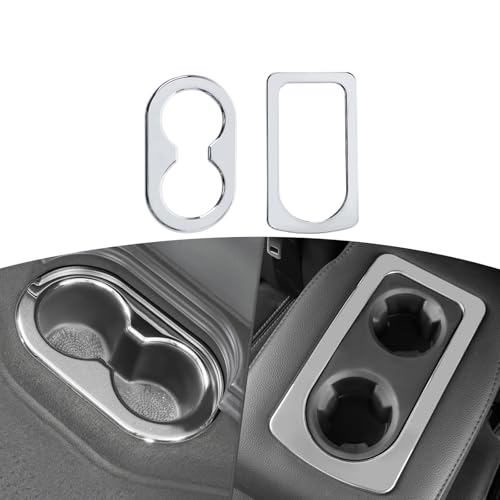 Cubierta de portavasos trasera para RAM 1500 2010-2017 cromo miniatura 1
