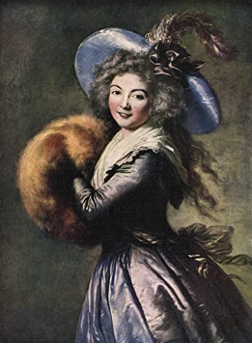 Toile Madame Mole Reymond par Élisabeth Vigée Lebrun 60x90cm pour salon