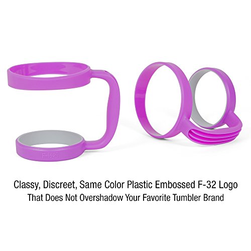 F-32 Handle - 19 Colors - 20Oz Size - Compatible With 20 Oz Yeti Tumbler Travel Mug (20Oz, Cool Purple (Pinkish Purple)) #TOP3