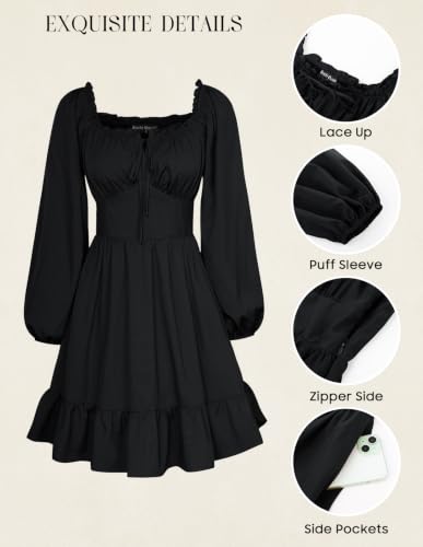 Image of Scarlet Darkness Women's Renaissance Off Shoulder Corset Mini Dress