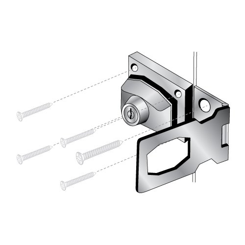 pro-lok 2 – 1/5,1 cm serratura lucchetto (chiave)
