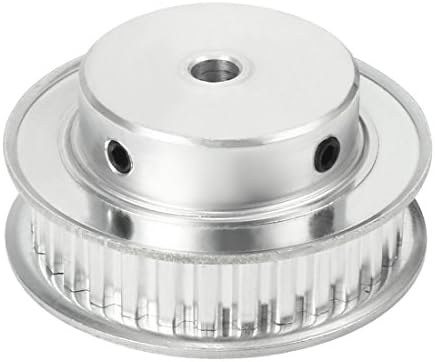 uxcell Aluminum 30 Teeth 6mm Bore 5.08mm Timing Belt Pulley for 10mm Belt