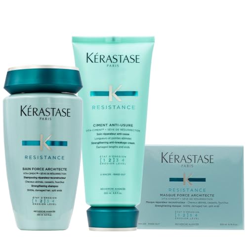 Kerastase Résistance Bain Force Architecte 250ml Anti-Usure 200 ml Masque 200ml