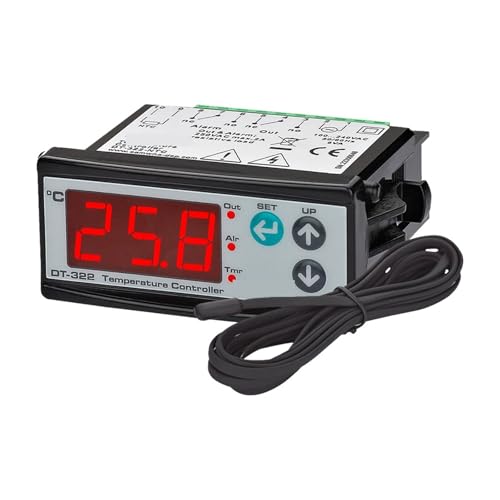 Régulateur de température DT-322 pour stabiliser la chaleur avec sonde On Off