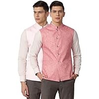 Van Heusen Men’s A-Line Coat (VHNJCSLF537917_Pink_M)