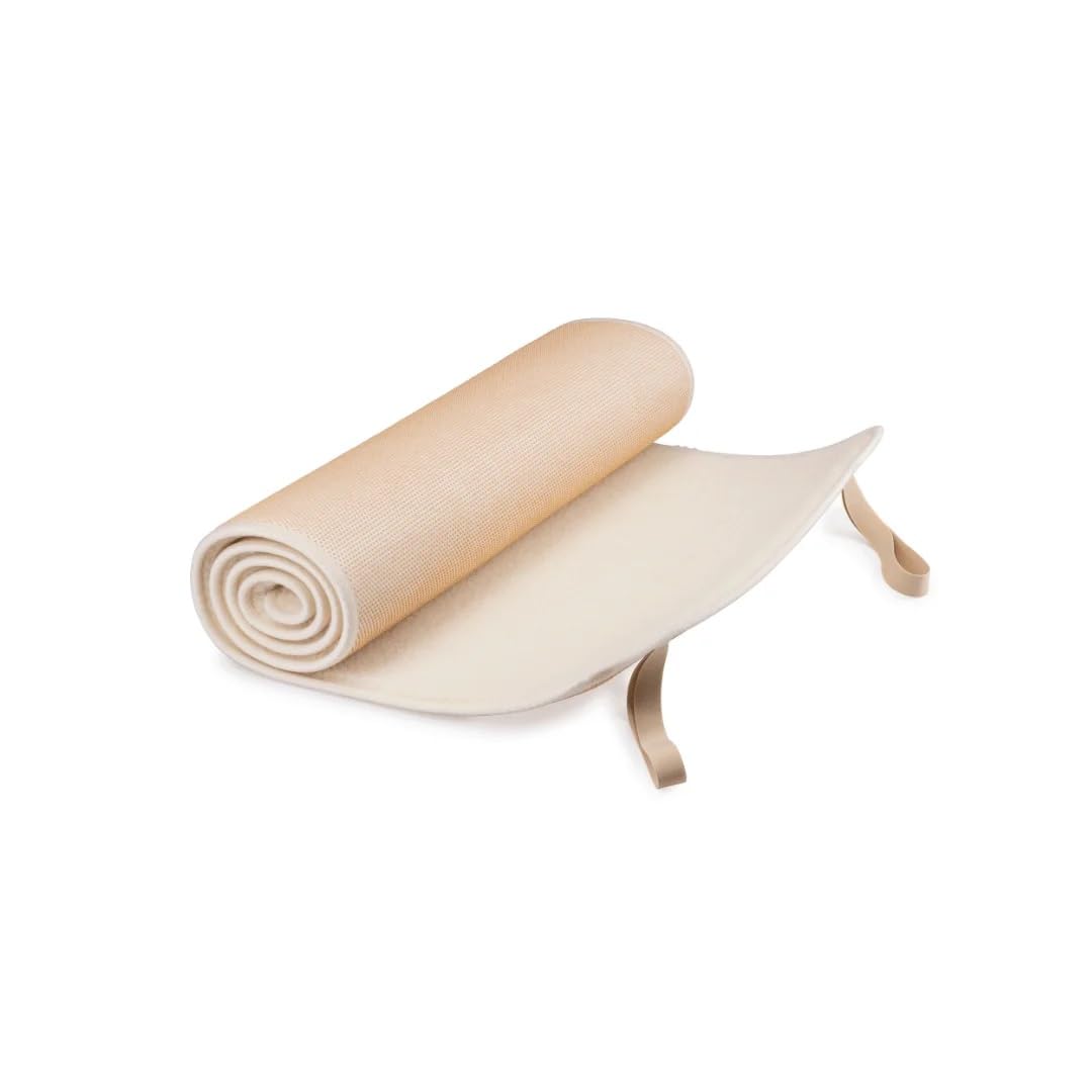 Tappetino yoga in lana Perfect Wool – Tappetino antiscivolo in lana di pecora per yoga, meditazione e fitness – Materassino fitness aderente – 75x200 cm
