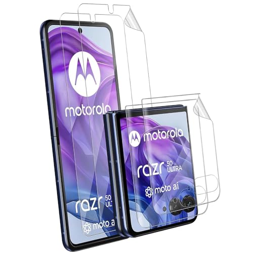 Snailcanfly 1 Set películas de hidrogel para Motorola Razr 60 5G 6.9' Moto Razr 60 Protectores de pantalla de TPU Transparente flexible suave A prueba de explosiones NO vidrio templado