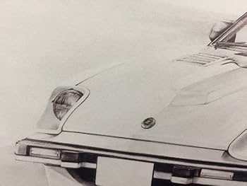 車の鉛筆画 木製フレーム付き Amazon.co.jp: 【 名車 ・ 旧車 イラスト 】日産 フェアレディ