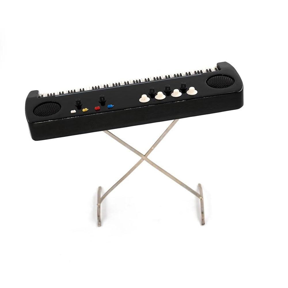 Miniaturowy elektroniczny model organów mini akcesoria do instrumentów muzycznych dekoracja model instrumentów muzycznych