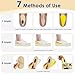 Dr. Shoesert Adjustable Orthopedic Heel Lift, 3-Layer Height Increase Insoles for Heel Pain and Leg Length Discrepancy, Heel Wedge Inserts for Achilles Tendonitis (Beige, Large)