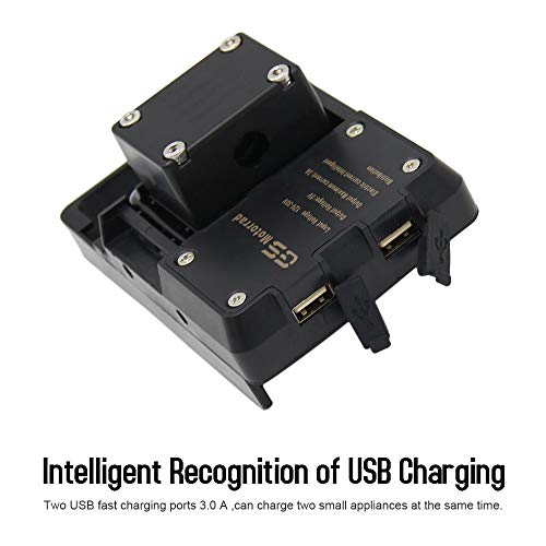 KKmoon Acessórios de suporte de navegação do telefone móvel com carregador USB para BMW R1200GS LC &