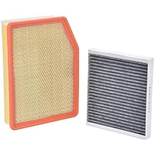 A3244C CP966 Engine Cabin Air Filter kit fits 2019-2025 Silverado 1500 Sierra 1500, 2020-2025 Silverado 2500HD/3500HD Sierra 2500HD/3500HD Select, 2021+ Yukon Tahoe Suburban Escalade