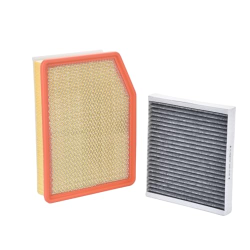 FLTRUCKTOP A3244C CP966 Engine Cabin Air Filter kit fits 2019-2025 Silverado 1500 Sierra 1500 2020-2025 Silverado 2500HD/3500HD Sierra 2500HD/3500HD Select 2021+ Yukon Tahoe Suburban Escalade