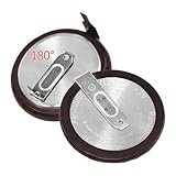 Qoutmcuy VL2330 Replacement Key Battery for Land Rover LR2 (2008-2012), LR3 Discovery - 3 (2005-2007), Freelander - 2 (2008-2012) Key Fob (2 Pack 180 Degree Leg)​