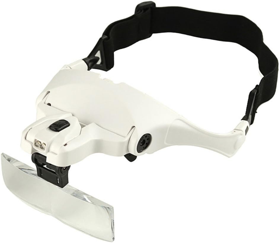 5 Lenses LED Eye Lenses Wearable Magnifying Glasses with 5 Different Magnifications