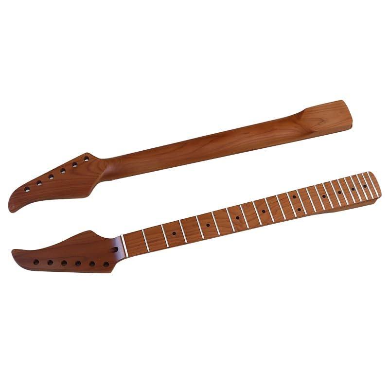 Gitara elektryczna 6 strunowa pieczony klon kanadyjski 22 progi szerokość 5,6 cm naturalny kolor ładne rękodzieło