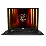 MSI Stealth 18 HX AI Gaming laptop-(18' UHD+, MiniLED, 120Hz, Intel® Core Ultra 9 275HX, NVIDIA® GeForce RTX 5080 GPU, GDDR7 16GB, 64GB RAM,2TB SSD, Windows11 Pro High-End)-Midnight Black