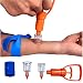 WAEKIYTL Snake Bite Kit, Bee Sting Kit, Emergency First Aid Supplies, Venom Extractor Suction Pump, Bite and Sting First Aid for Hiking, Backpacking and Camping. Includes Bonus CPR face Shield