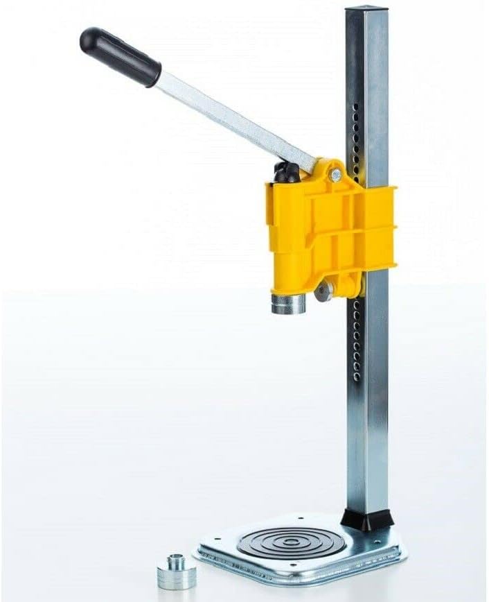 Professional Bench Beer Bottle Capper - Heavy Duty Table Capping Machine with Adjustable Height & Interchangeable Heads (26mm & 29mm) - DIY Homebrew Beer & Cider Bottling Tool