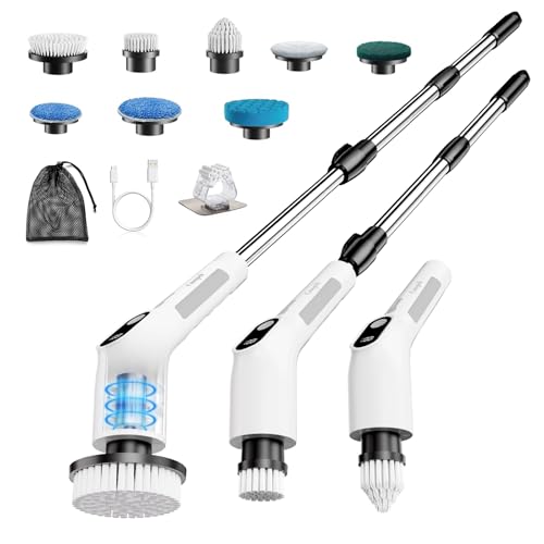 Brosse Rotative Nettoyage Électrique avec 8 Têtes