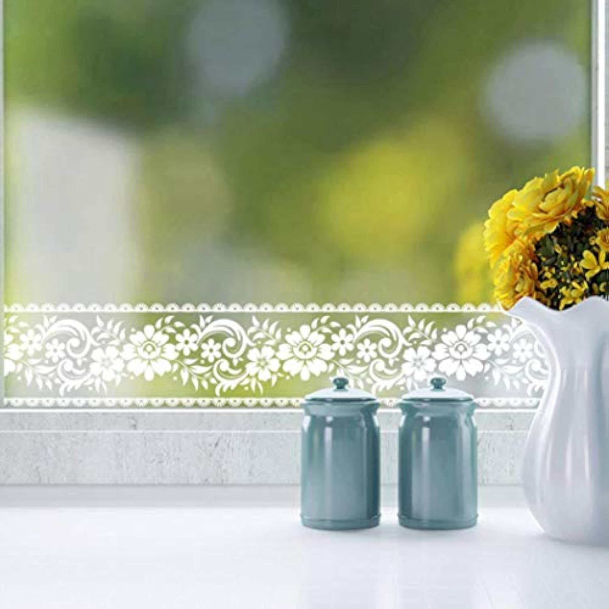 Imported Border Sticker Decor Lace Pattern Window Sticker