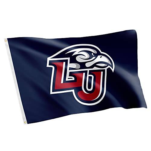 Desert Cactus Liberty University LU Flag - 3 x 5 Feet Flames Banner, Indoor/Outdoor Durable Fabric, 100% Polyester Design (Style 1)
