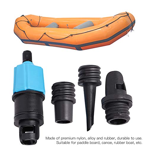 RiToEasysports Inflatable Adapter Pump Compressor with 3 Air Faucets for Paddle Board Canoe Air Valve Converter Boating - Image 2