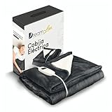 MR. GADGETS Cobija Calentadora Eléctrica Dream Lux Manta Termica con Forro Polar Suave para Calentamiento con Control...