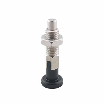 M12 Self-Locking Stainless Steel Spring Locating Pin Ball Nose Spring Plunger Indexing Pin Knob Plunger