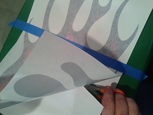 Flame Decals - (Arson Edition) - Sunken/Carved -True fire- for Riding Lawn Mower Tractor - 3pc. Set for John Deere Ride on mowers Garden Tractor