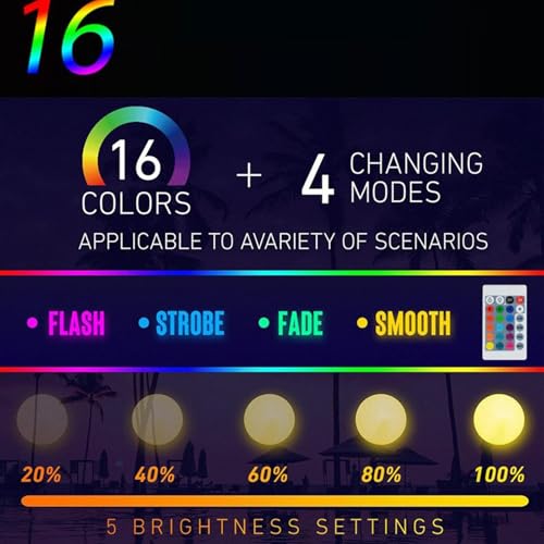 Décorations de Noël gonflables résistantes avec 16 couleurs