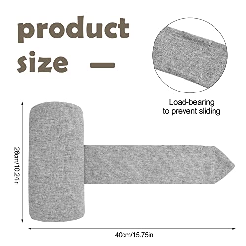 2 Pcs Headrest Pillow For Patio Chaise Lounge Outdoor All Weather Patio Chaise Lounge Chair Head Rest Cushion Lounge Pillow Recliner Pillows For Head And Neck Quick Drying Chair Pillows (Light Grey) #TOP1