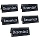 Facaii 5st Acryl Reserviert Schild deutsch Tischaufsteller,Info Schild, Reserviertaufsteller, Bistro, Gastronomie, Restaurant Neu