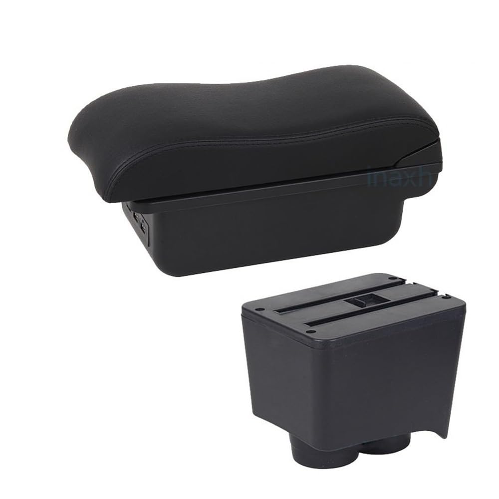 Aierdeyp B2 Black Line 3Usb Car Armrest Box For Vw For Polo 9N 3 2002-2009