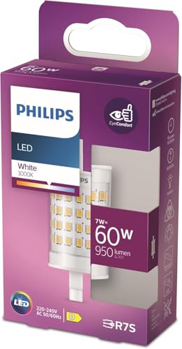 Philips   Bombilla LED 60W R7S 78mm luz blanca cálida, no regulable